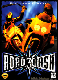 Road Rash III PAL Sega Mega Drive PAL box art